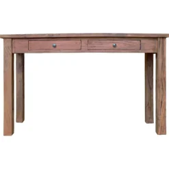 Tables-vidaXL Table console bois d'acajou massif 123x42x75 cm