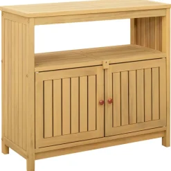 Mobilier De Jardin-vidaXL Table console de jardin 80x35x75 cm bois massif d'acacia