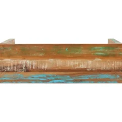 vidaXL Table console 110x35x76 cm Bois de récupération massif