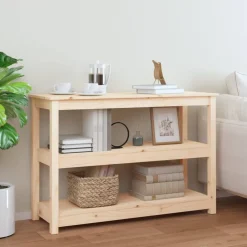vidaXL Table console 110x40x74 cm Bois massif de pin