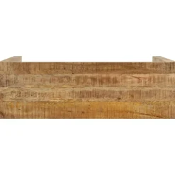 vidaXL Table console 110x35x76 cm Bois de manguier brut