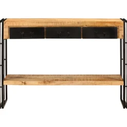 Tables-vidaXL Table console 110x30x76 cm Bois de manguier solide