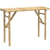Tables-vidaXL Table console 115x39x75 cm bambou