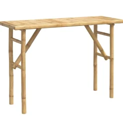 Tables-vidaXL Table console 115x39x75 cm bambou