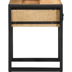 vidaXL Table d'appoint 40 x 40 x 50 cm Bois de mangue massif