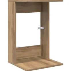 Tables-vidaXL Table d'appoint Chêne artisanal 40 x 38 x 62,5 cm ch&ecirc;ne artisanal