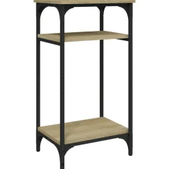 Tables-vidaXL Table d'appoint Chêne sonoma 40x30x75 cm Bois d'ingénierie Ch&ecirc;ne sonoma