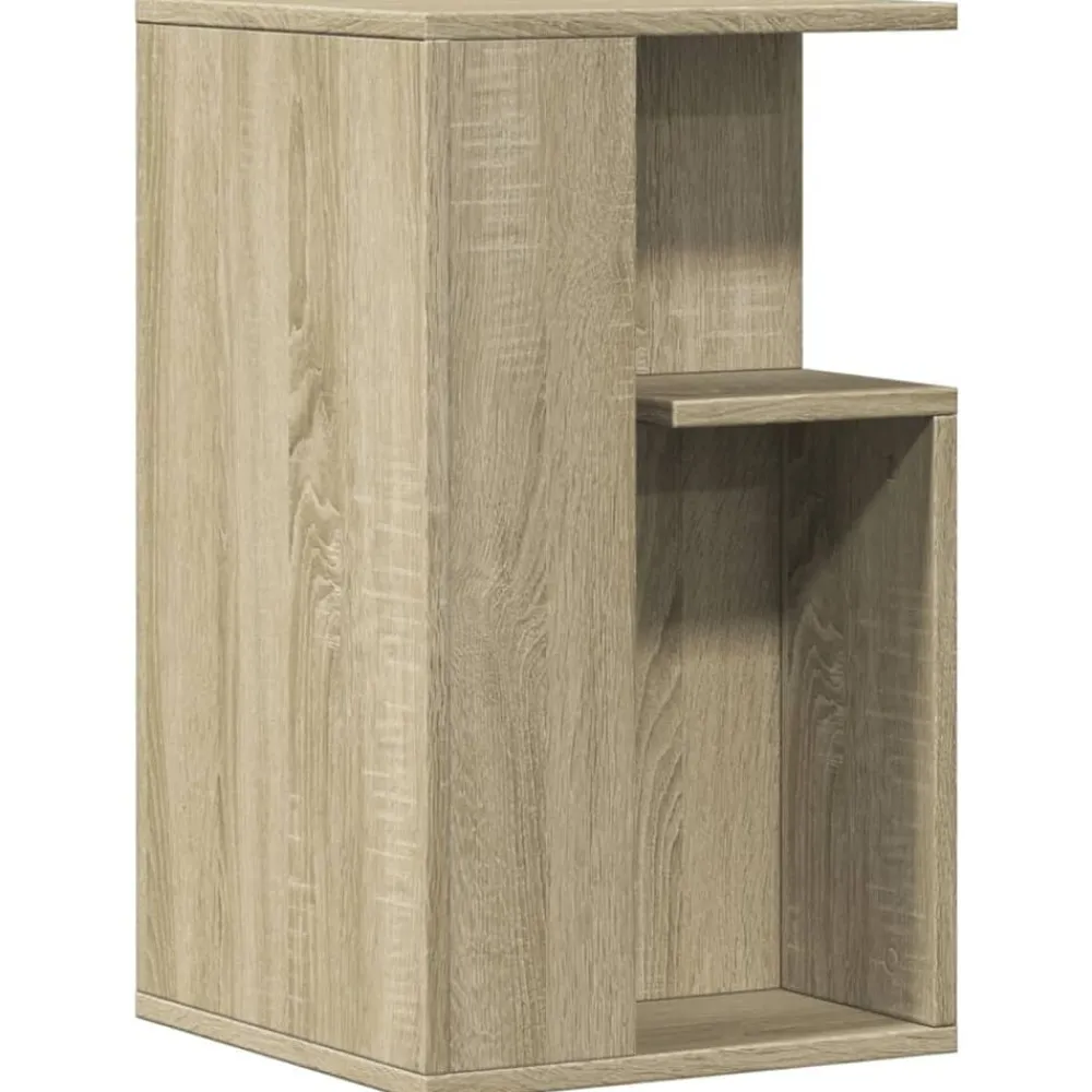 vidaXL Table d'appoint chêne sonoma 35x35x60 cm bois d'ingénierie