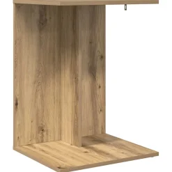 Tables-vidaXL Table d'appoint Chêne artisanal 45 x 40 x 62,5 cm ch&ecirc;ne artisanal