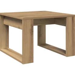 vidaXL Table d'appoint chêne artisanal 50x50x35 cm bois d'ingénierie