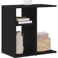 vidaXL Table d'appoint Chêne noir 50 x 30 x 50 cm Bois d'ingénierie