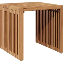 Mobilier De Jardin-vidaXL Table d'appoint de jardin Marron 45 x 42,5 x 45 cm