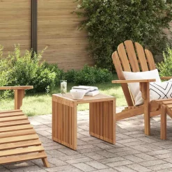 Mobilier De Jardin-vidaXL Table d'appoint de jardin Marron 45 x 42,5 x 45 cm