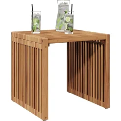Mobilier De Jardin-vidaXL Table d'appoint de jardin Marron 45 x 42,5 x 45 cm