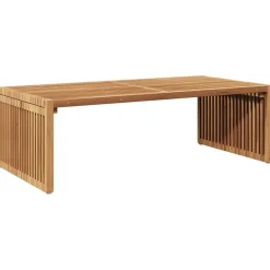 Mobilier De Jardin-vidaXL Table d'appoint de jardin Marron 110 x 55 x 35,5 cm