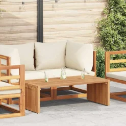 Mobilier De Jardin-vidaXL Table d'appoint de jardin Marron 110 x 55 x 35,5 cm