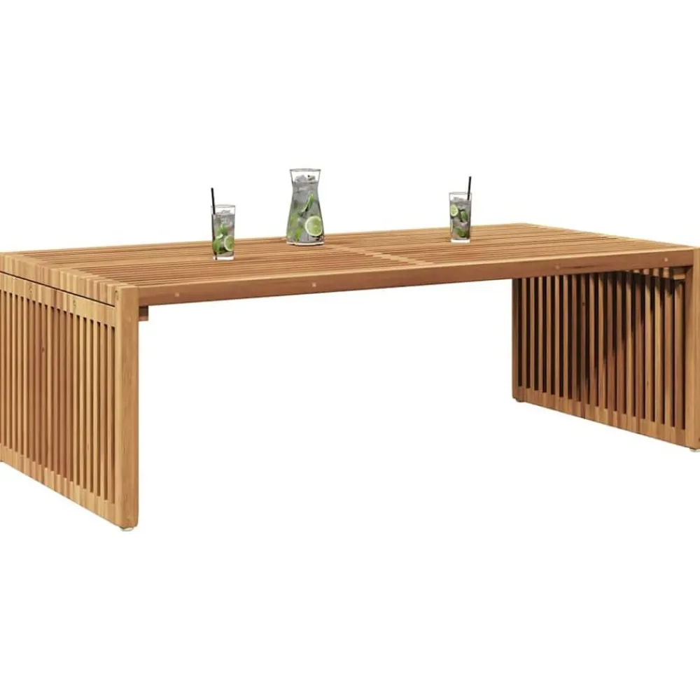 Mobilier De Jardin-vidaXL Table d'appoint de jardin Marron 110 x 55 x 35,5 cm
