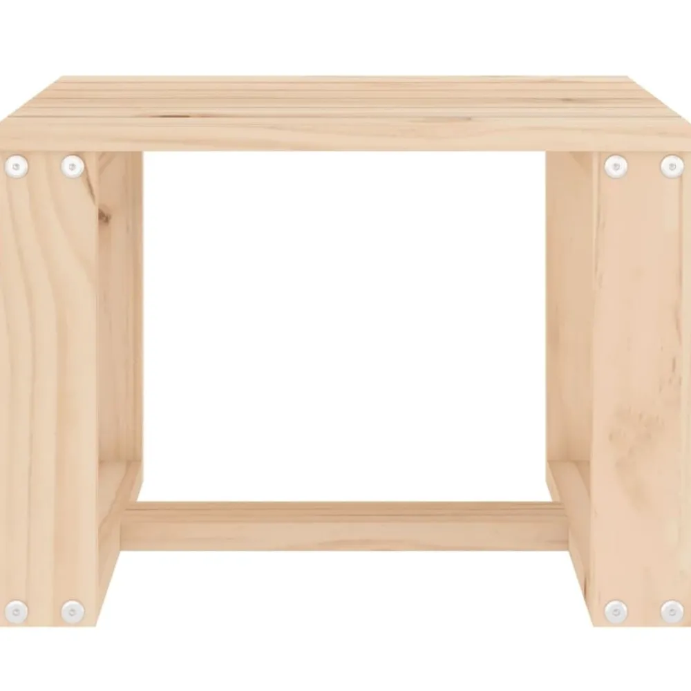 vidaXL Table d'appoint de jardin 40x38x28,5 cm bois massif de pin
