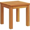 vidaXL Table d'appoint Huile Naturelle 35 x 35 x 34 cm