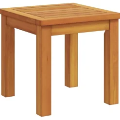 vidaXL Table d'appoint Huile Naturelle 35 x 35 x 34 cm