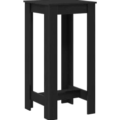 vidaXL Table de bar Chêne noir 51 x 50 x 103,5 cm Bois d'ingénierie