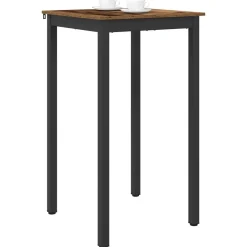 vidaXL Table de bar debout Bois d'ingénierie