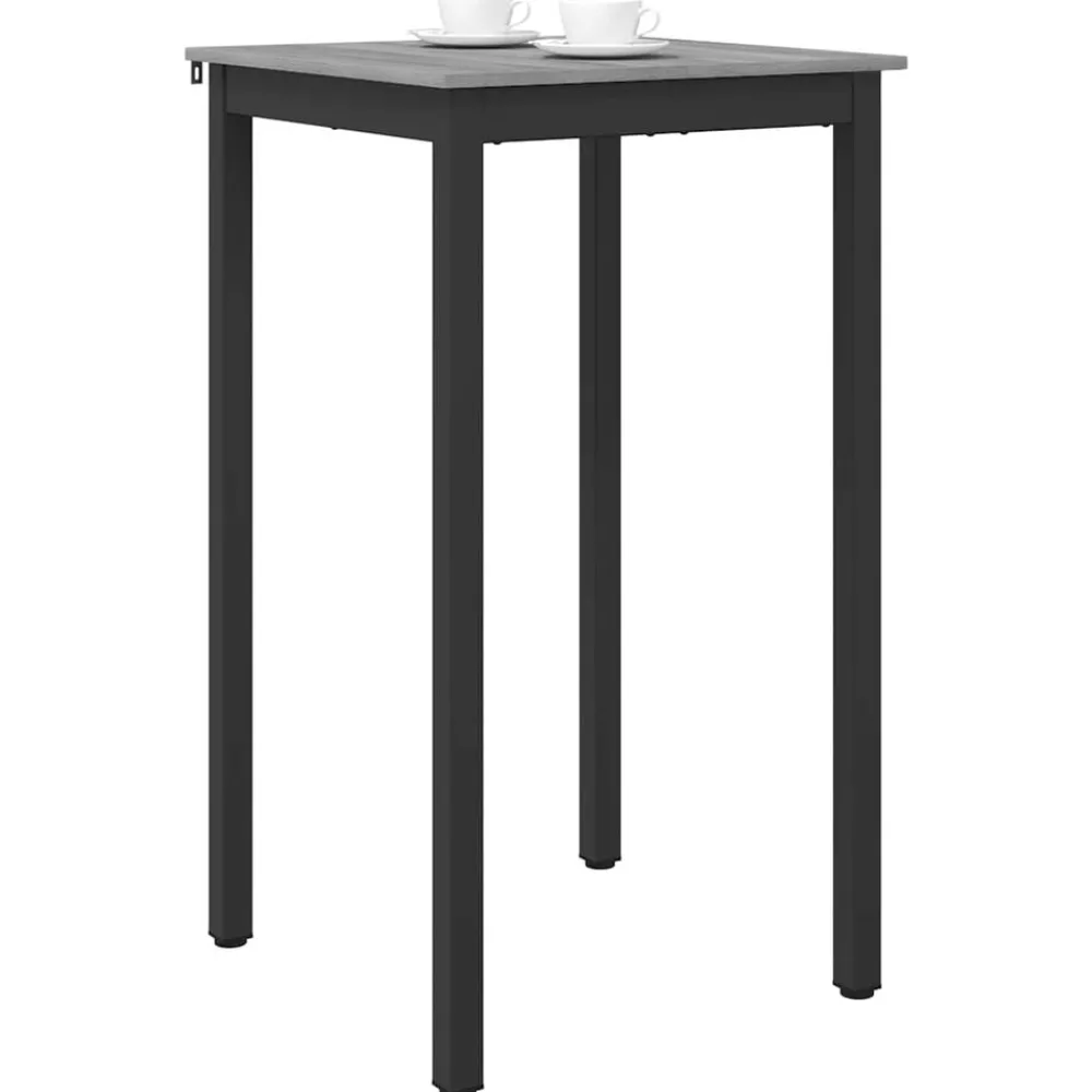 vidaXL Table de bar debout Bois d'ingénierie