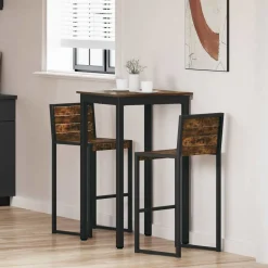 vidaXL Table de bar debout Bois d'ingénierie
