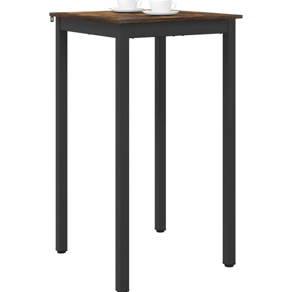 vidaXL Table de bar debout Bois d'ingénierie
