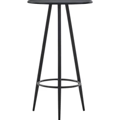 Tables-vidaXL Table de bar 60x107,5 cm MDF Noir