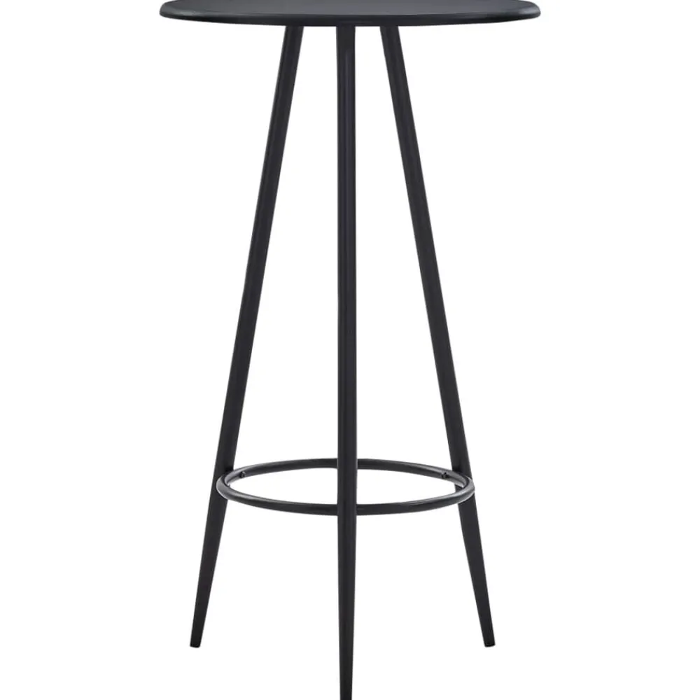 Tables-vidaXL Table de bar 60x107,5 cm MDF Noir