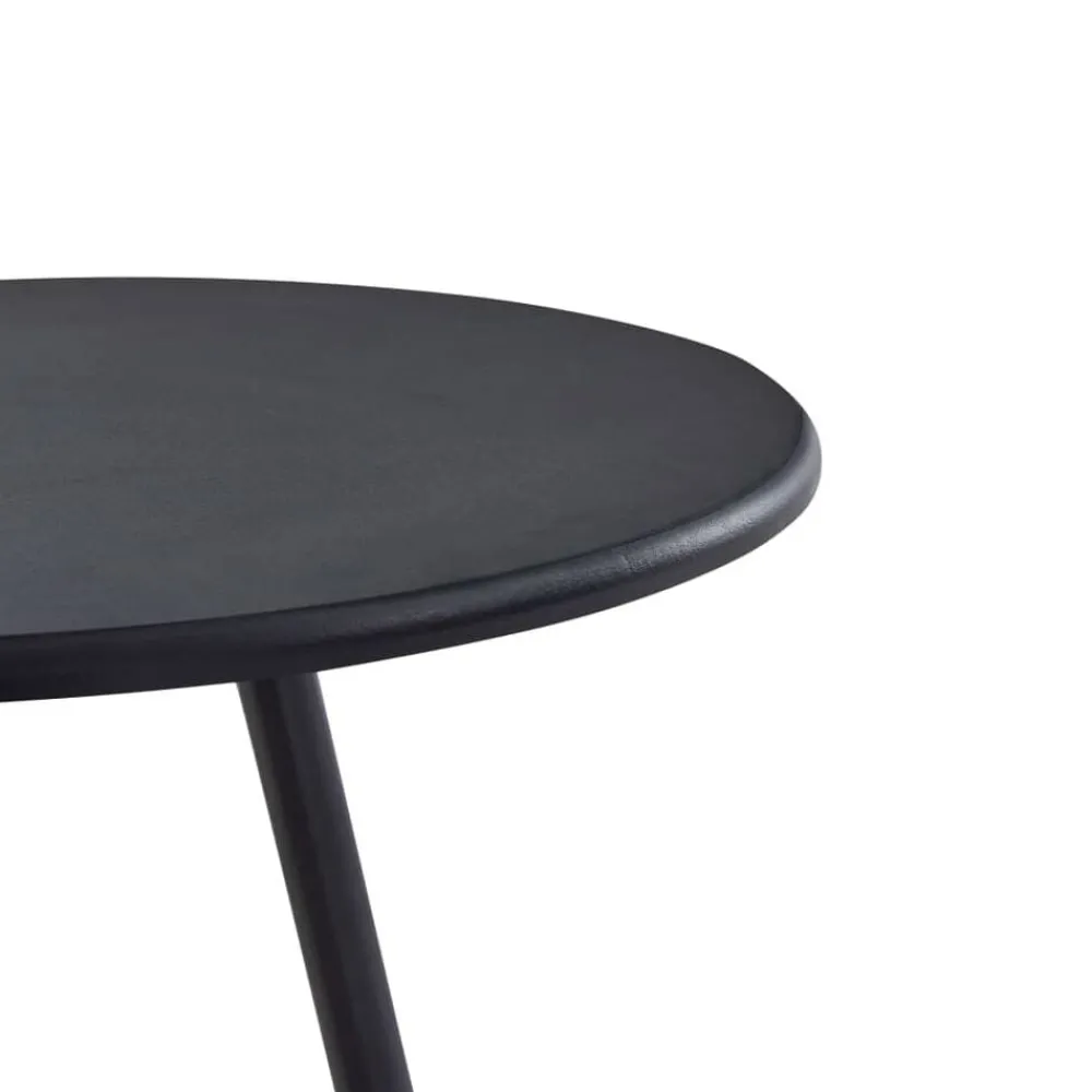 Tables-vidaXL Table de bar 60x107,5 cm MDF Noir