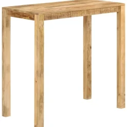 Tables-vidaXL Table de bar 112x55x108 cm Bois de manguier massif