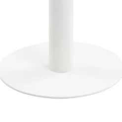 Tables-vidaXL Table de bistro Marron clair 40 cm MDF Marron clair et blanc