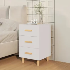 vidaXL Table de chevet 40x40x66 cm bois d'ingénierie