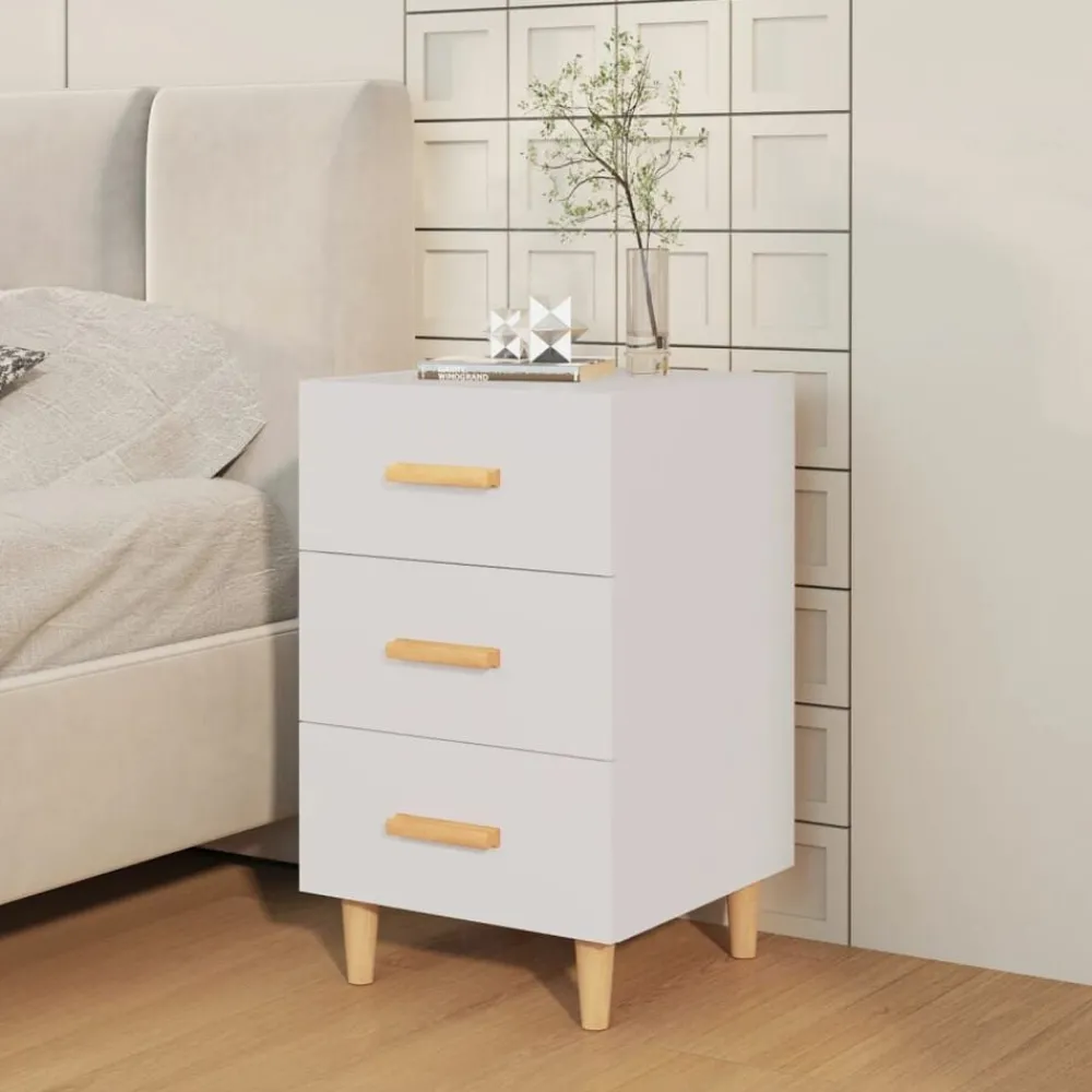 vidaXL Table de chevet 40x40x66 cm bois d'ingénierie