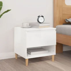 vidaXL Table de chevet 50x46x50 cm Bois d’ingénierie