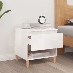 vidaXL Table de chevet 50x46x50 cm Bois d’ingénierie