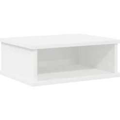 Tables-vidaXL Table de chevet 40 x 31 x 15 cm Bois d'ingénierie Blanc