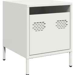 vidaXL Table de chevet 35x39x43,5 cm acier