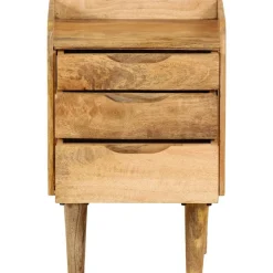 Tables-vidaXL Table de chevet Bois de manguier massif 40 x 30 x 59,5 cm