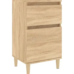 Tables-vidaXL Table de chevet chêne sonoma 40x35x70 cm Chêne sonoma