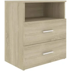 vidaXL Table de chevet Chêne sonoma 50x32x60 cm