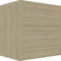 Tables-vidaXL Table de chevet Chêne sonoma 40x30x40 cm Bois d'ingénierie Chêne sonoma