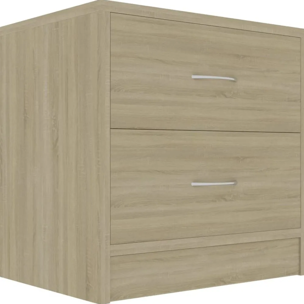 Tables-vidaXL Table de chevet Chêne sonoma 40x30x40 cm Bois d'ingénierie Chêne sonoma