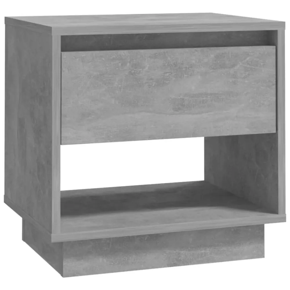 vidaXL Table de chevet 45x34x44 cm Bois d'ingénierie