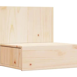 vidaXL Table de chevet Marron 42 x 32,5 x 40 cm Bois massif en pin