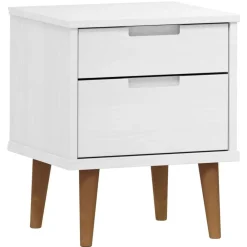 vidaXL Table de chevet MOLDE 40x35x48 cm Bois de pin massif
