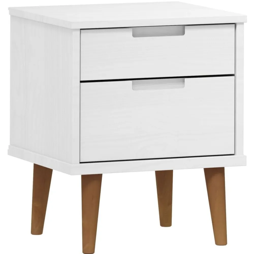 vidaXL Table de chevet MOLDE 40x35x48 cm Bois de pin massif