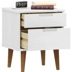 vidaXL Table de chevet MOLDE 40x35x48 cm Bois de pin massif